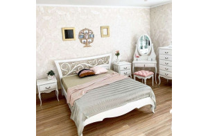 Двуспальная кровать Лиана MUR-114-01 (коса патина)