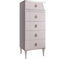 Комод узкий для белья с планкой Rimini Solo РМКМ-2 (s) (слоновая кость)