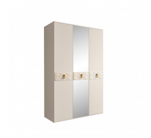 Трехстворчатый шкаф для одежды с зеркалом Богемия Фарфале (Bogemia Farfalle) БМШ1/3 (Fа)